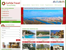 Tablet Screenshot of carlidatravel.ro